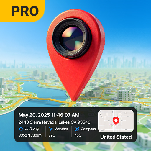 Map Camera Pro : Geotag Photos
